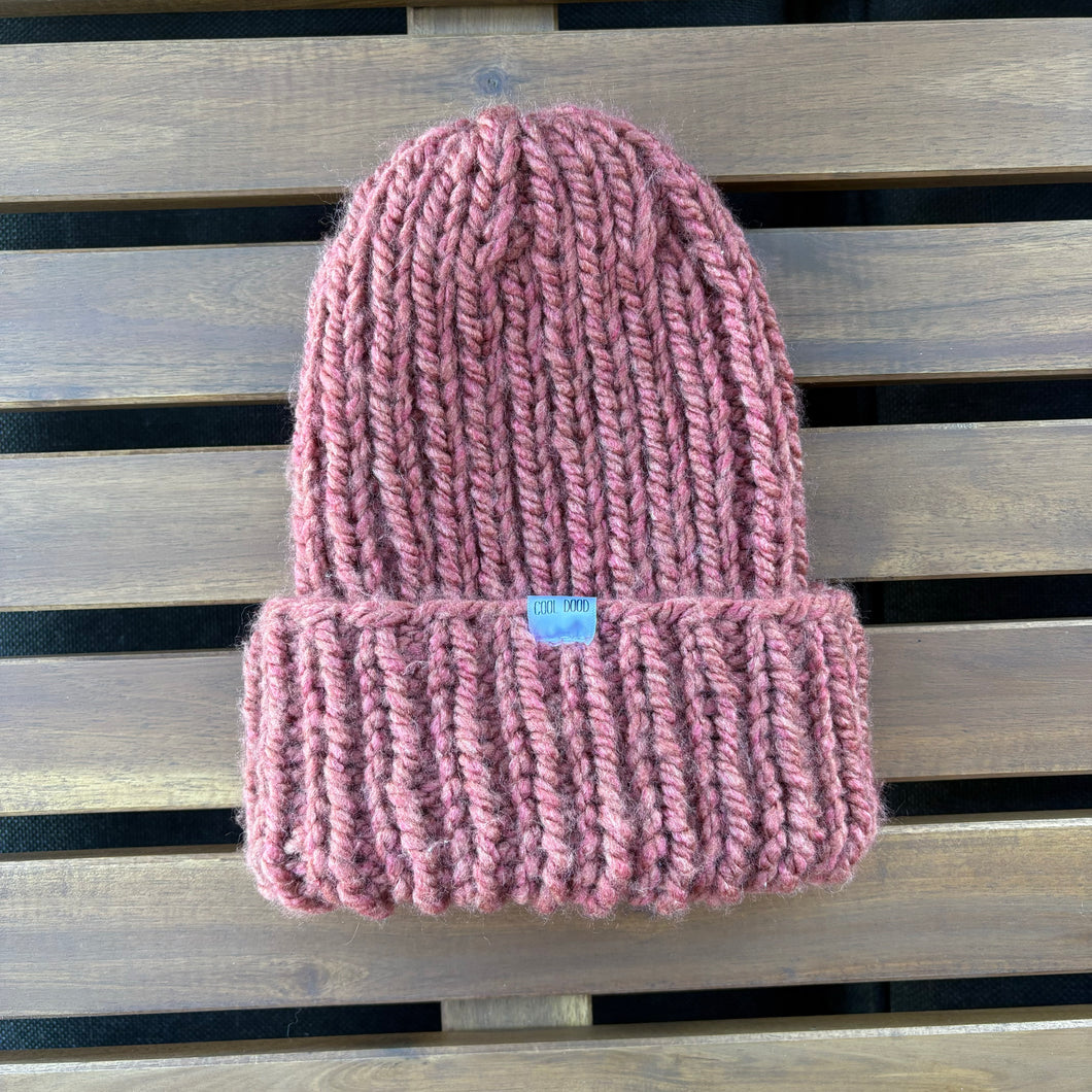 Salmon Ribbed Toque