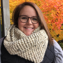 Load image into Gallery viewer, Oatmeal Infinity Scarf
